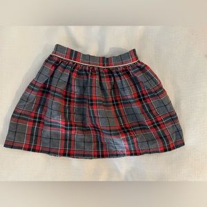Carter's Kids Plaid Christmas Skirt Size 7